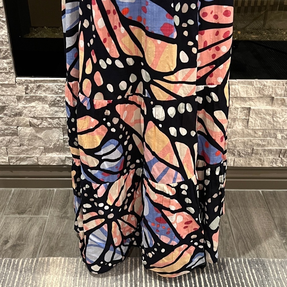 Fate Multicolor Abstract Maxi Dress size Medium - Picture 6 of 14